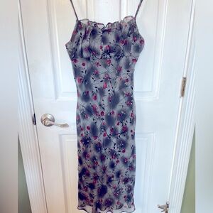 Floral Spaghetti Strap Dress